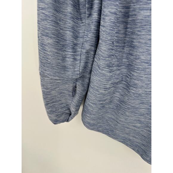 Title Nine Shirt Women Large Blue Long Sleeve Cinch Sleeve Workout Training - Picture 8 of 8